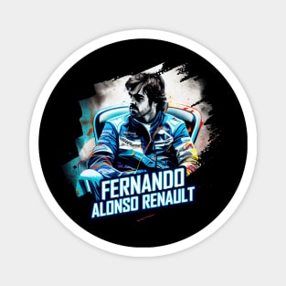 Fernando Alonso Renault Magnet